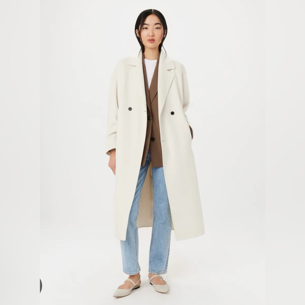 Frank & Oak Off-White Trench Coat - New with tags